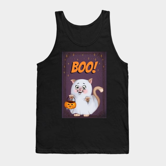 BOO! Tank Top by ArtInPi